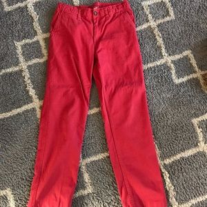 Lands End Red Pants Size 14